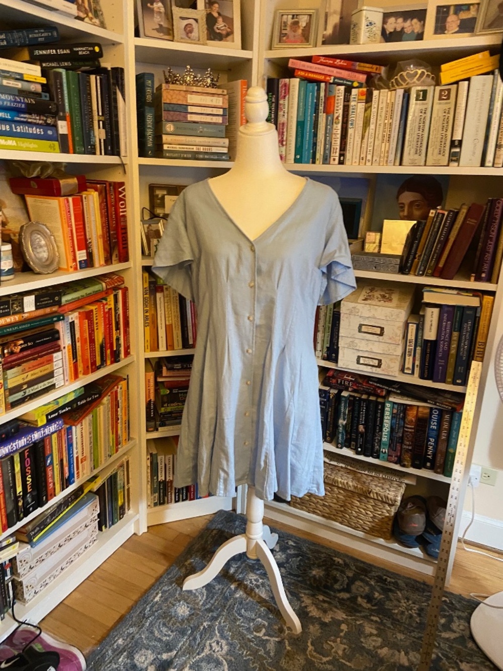 NWT - Universal Standard Light Blue Linen Top - Size XL
